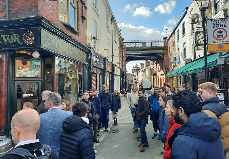 Stockport old town