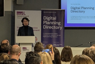 Wei speaking at the launch