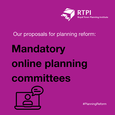 Online planning committee graphic