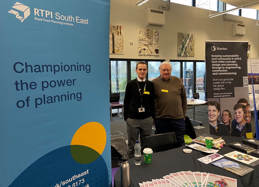 Conner and Roger attended the careers fair