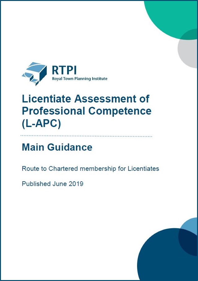 RTPI Licentiate APC Resource Centre June 2019